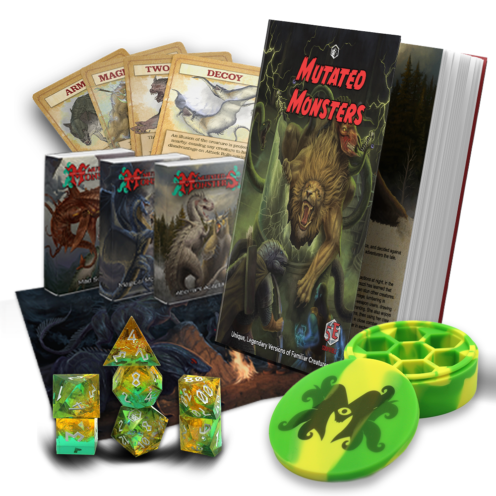 Mutated Monsters | A Brand New Book of Monsters for DND 5e – Dice