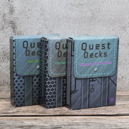The Science Fiction bundle for Quest Decks is a great way to add quest to any sci-fi or space rpg game.