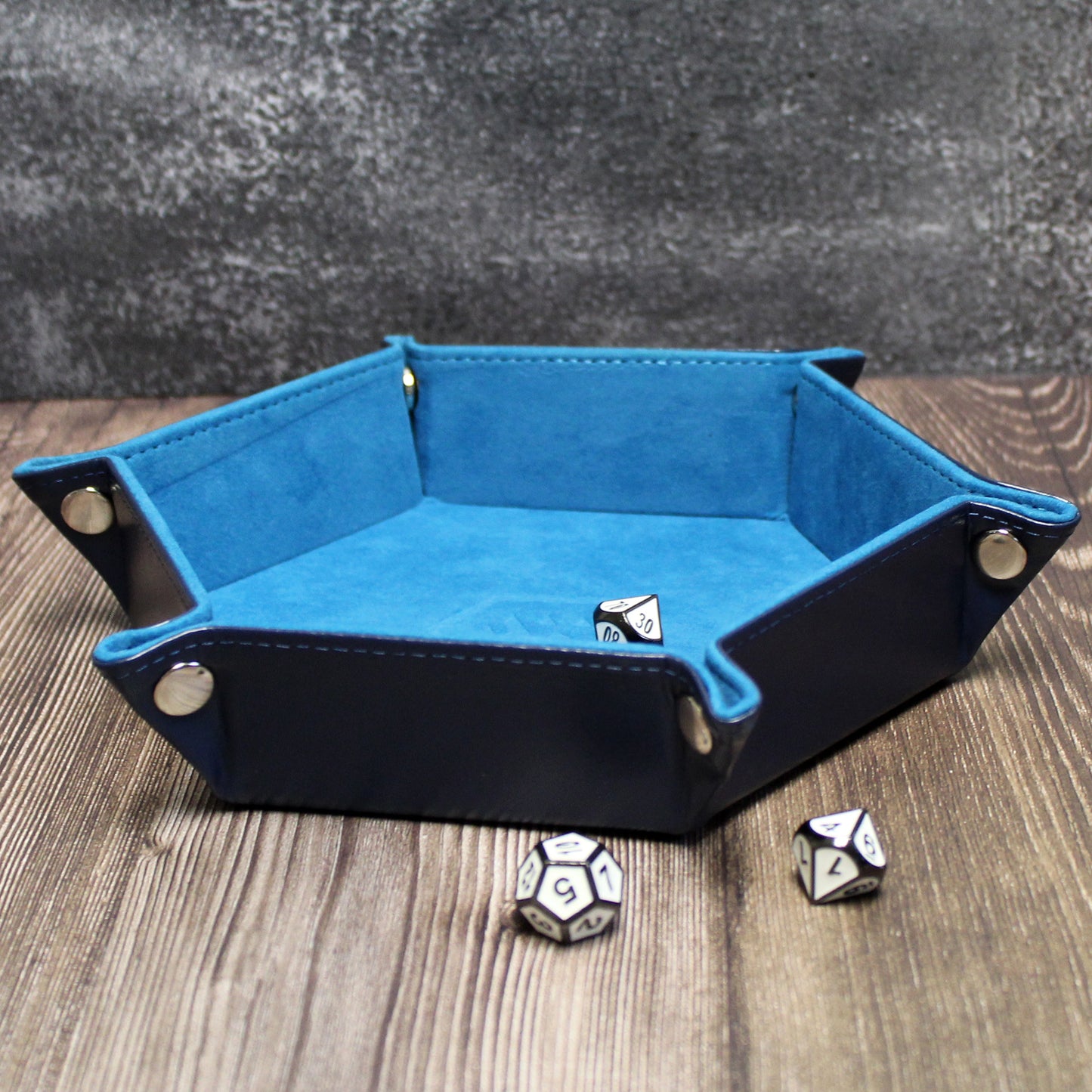 Folding Hexagonal Dice Tray