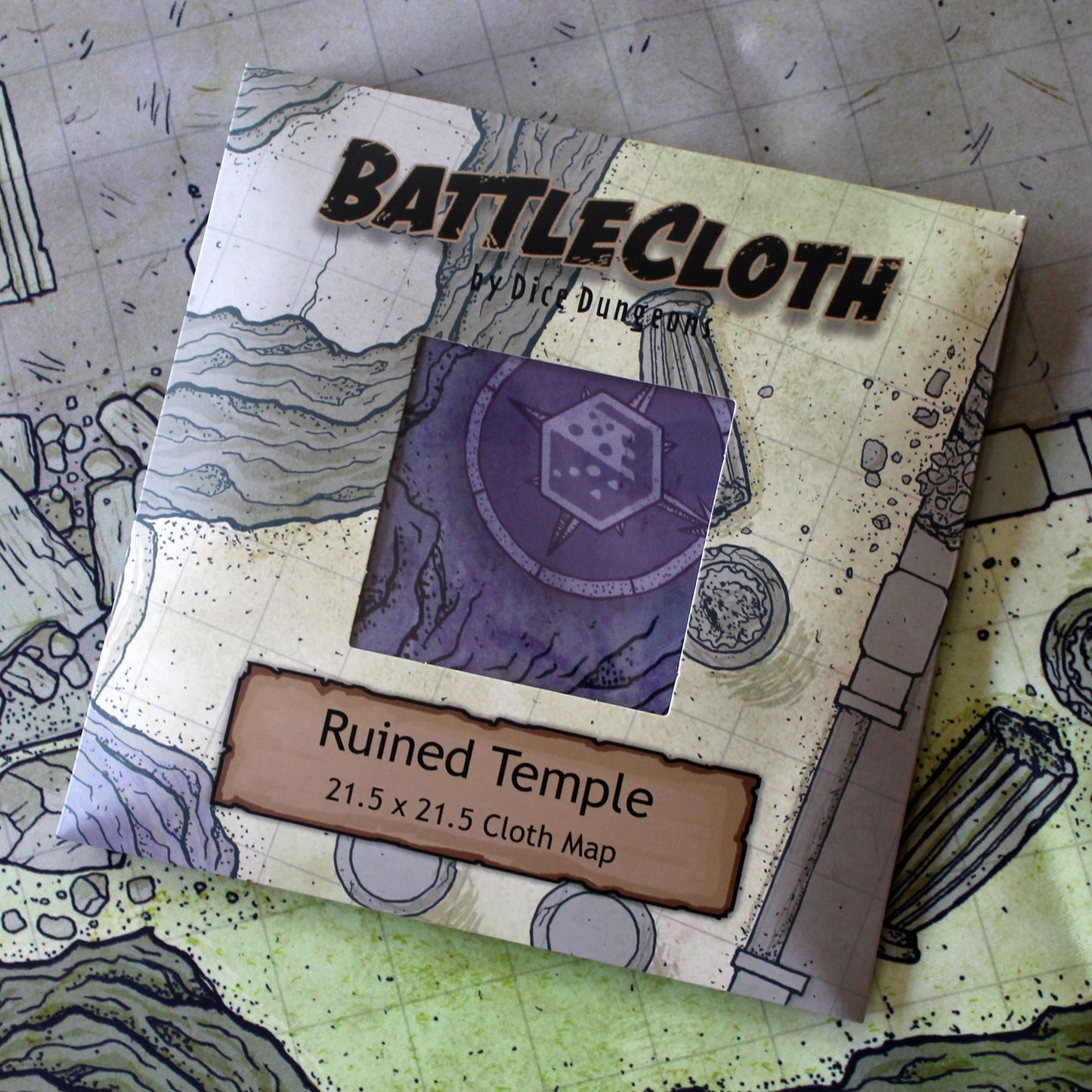 BattleCloth Map - Ruined Temple