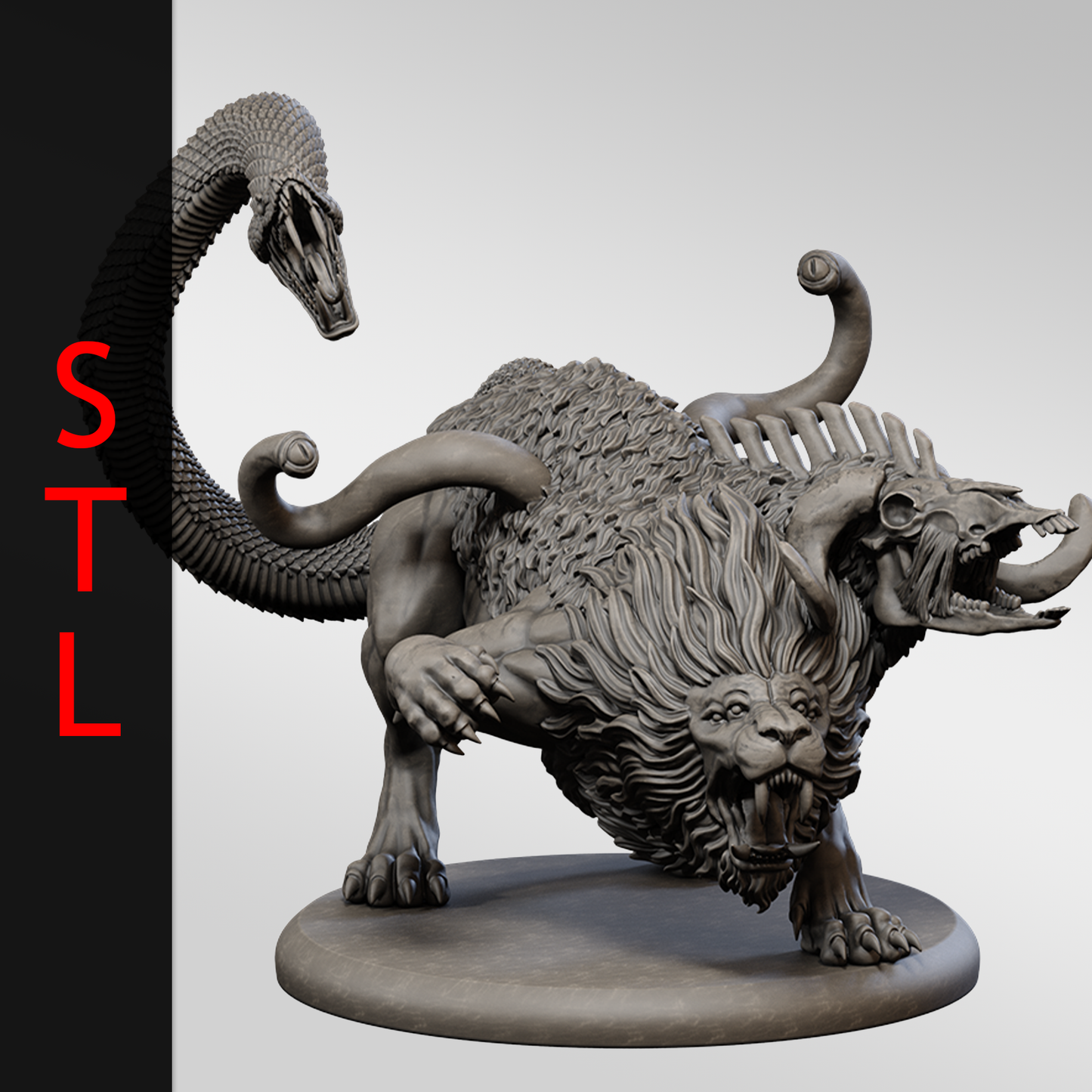 Amalgam Chimera STL (3d Printable)