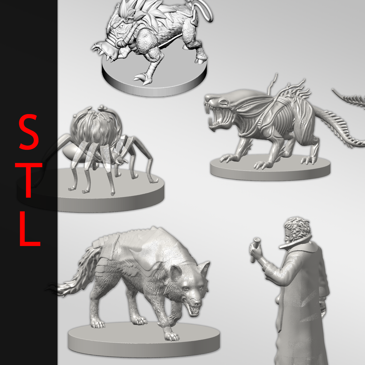 Mutated Mini Pack STL (3d Printable)