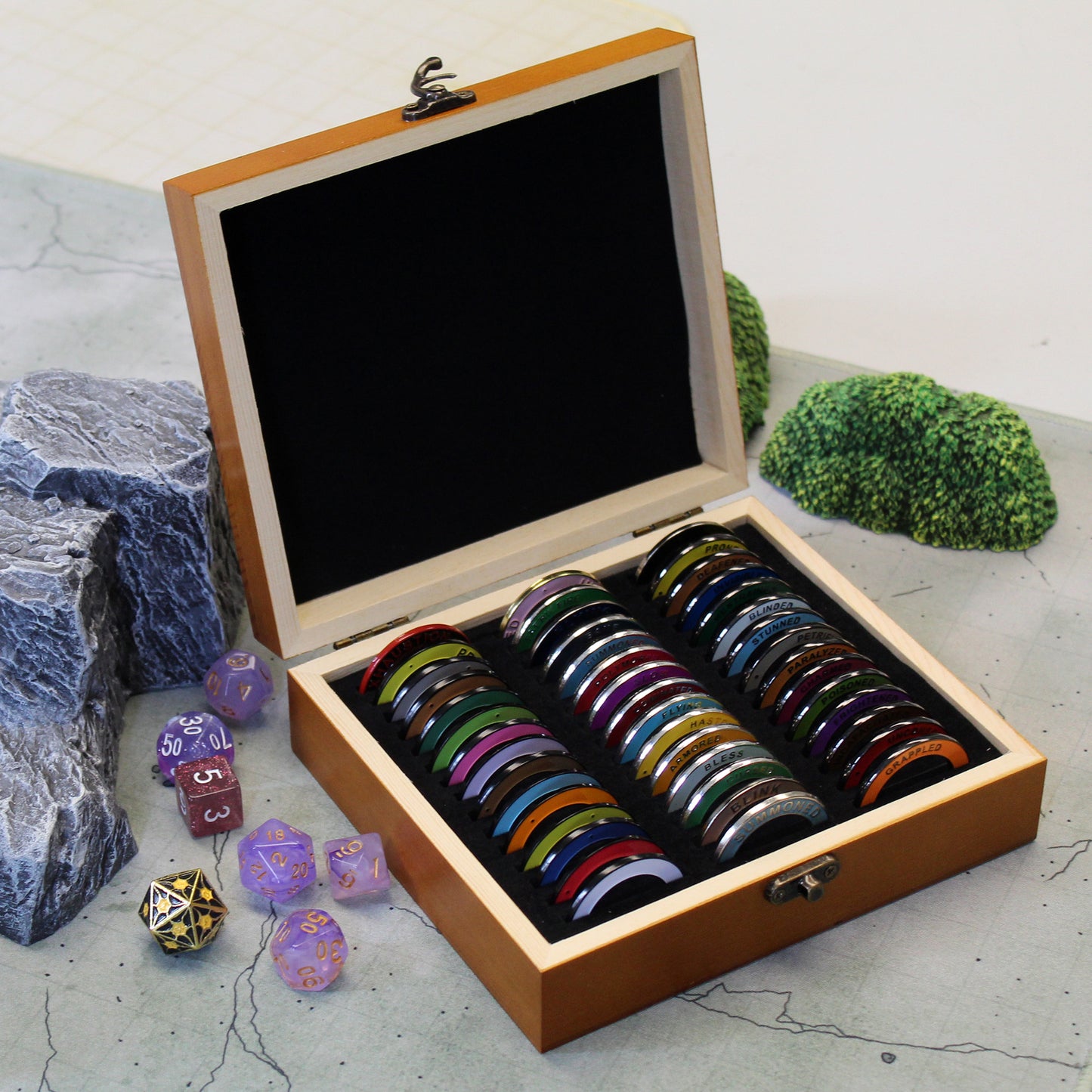 Tabletop RPG DND Condition Markers Set and Spell Markers