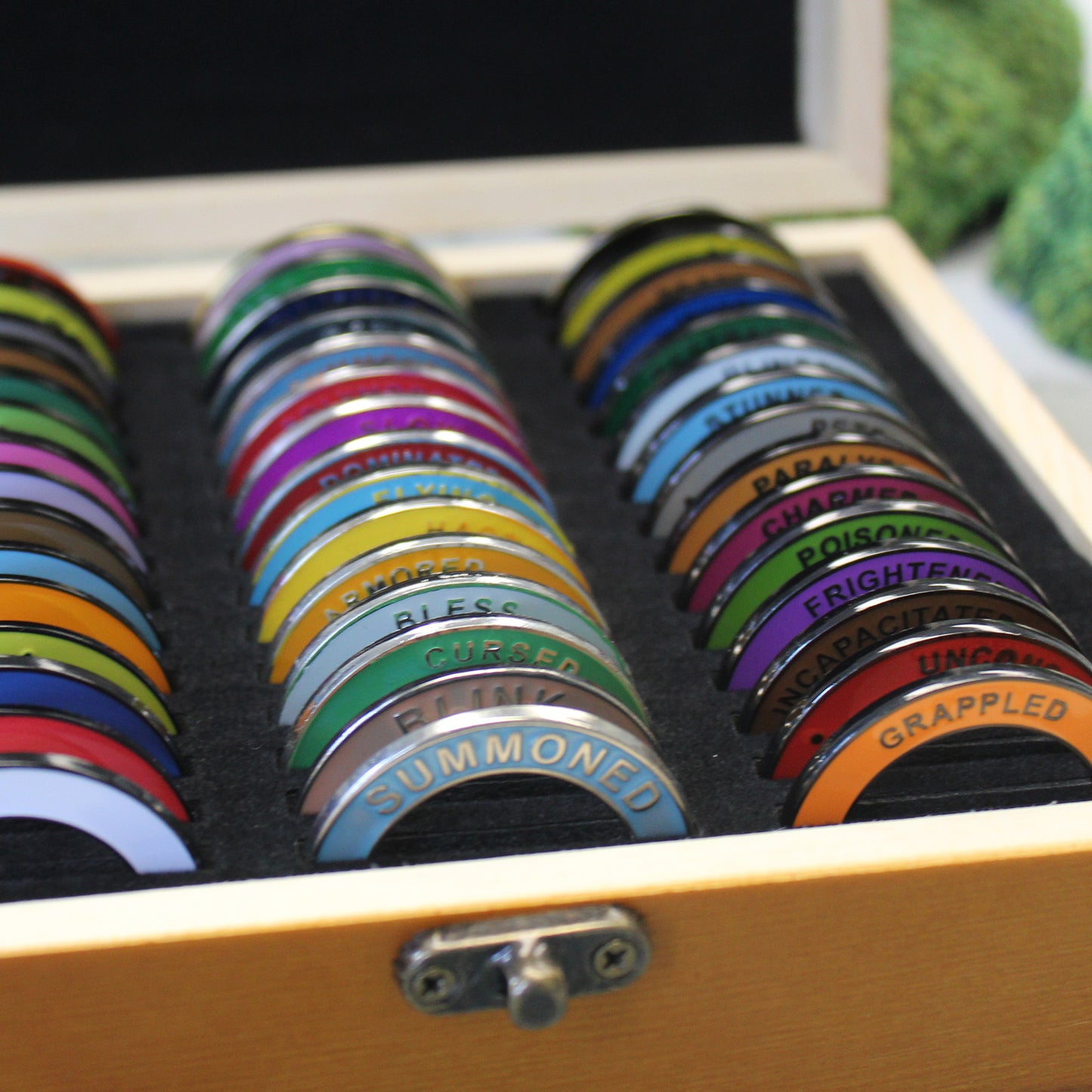 Dungeon & Dragons Condition Marker Rings for DND Miniatures (Full 45 Piece Set)