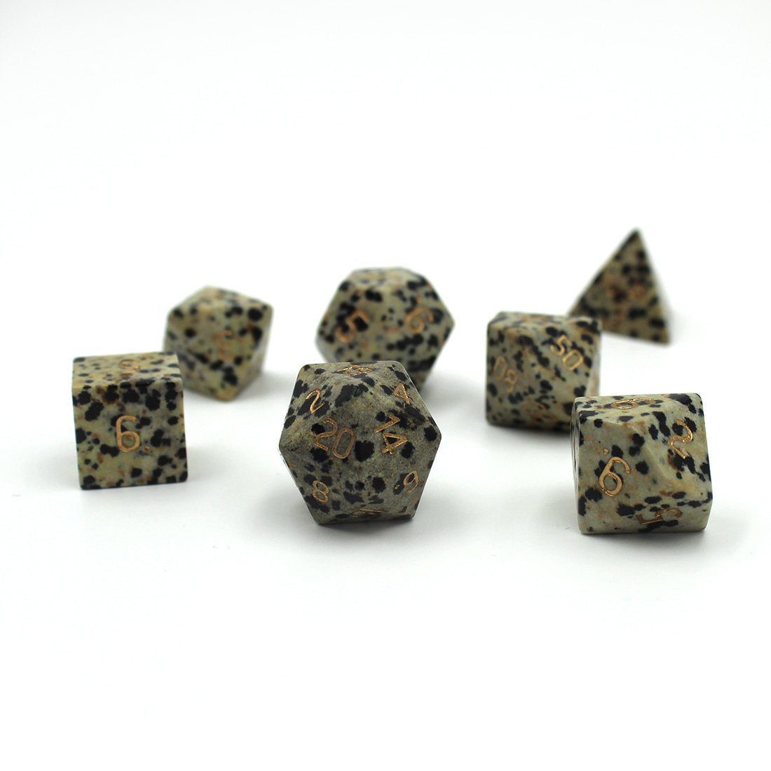 Dalmatian Stone Dice Set