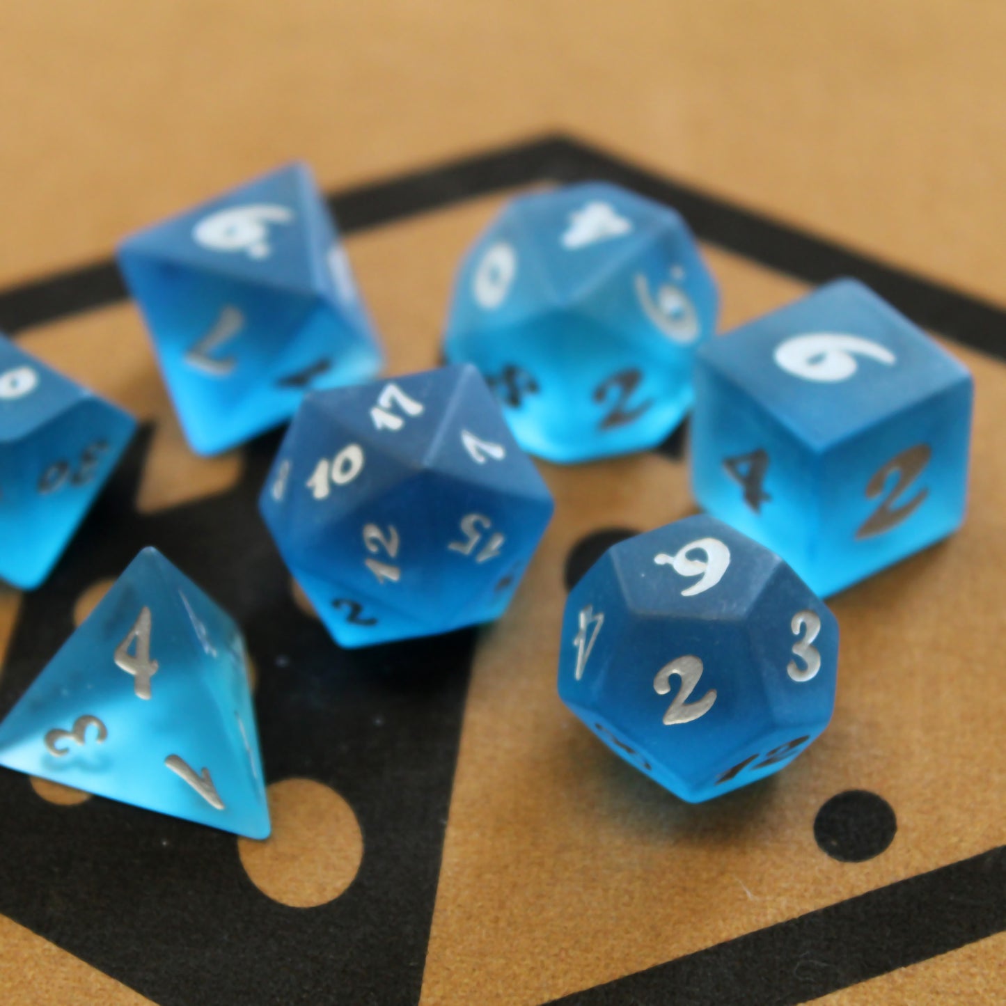 Bermuda Breeze Sea Glass Dice Set