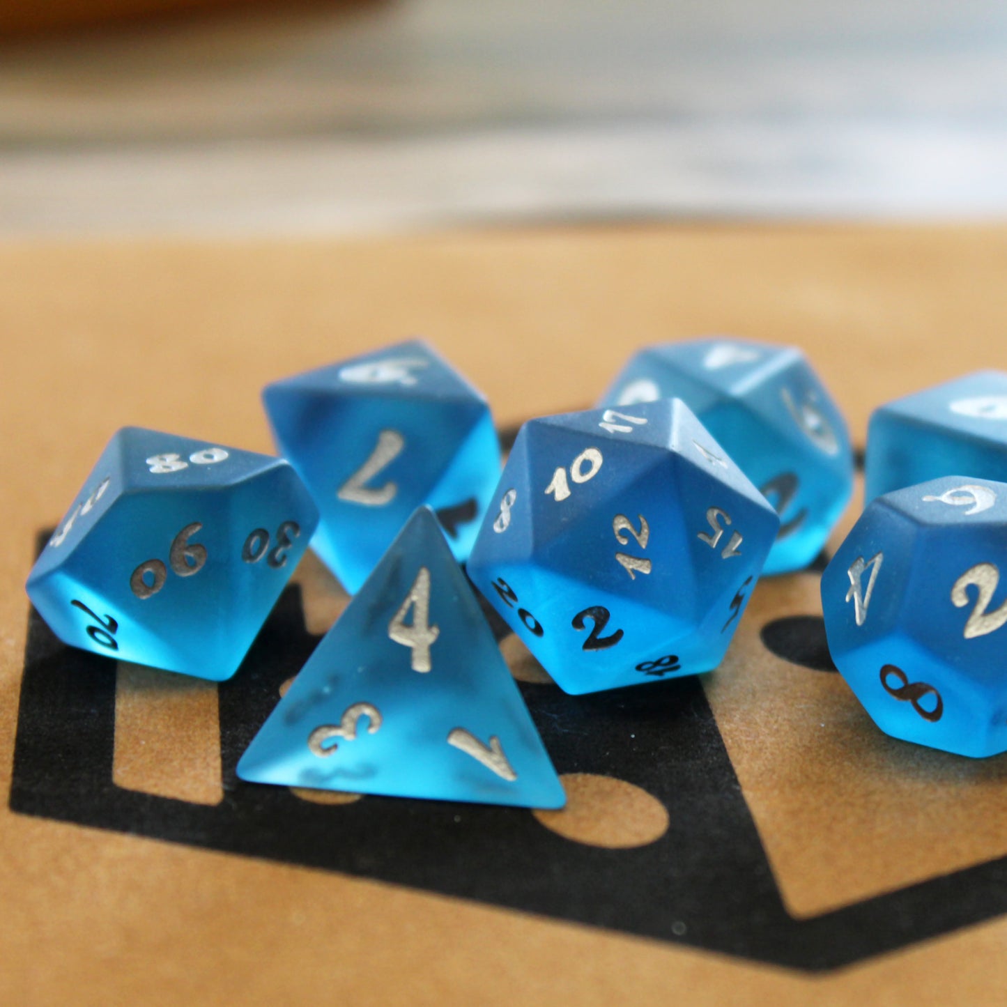 Bermuda Breeze Sea Glass Dice Set