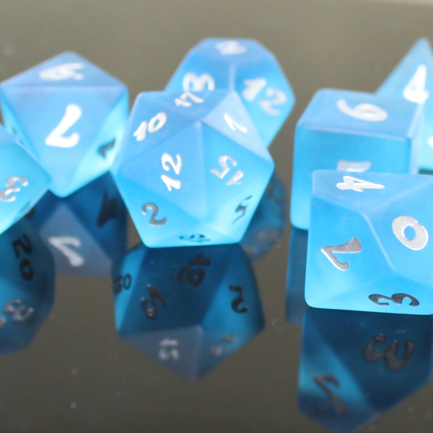Bermuda Breeze Sea Glass Dice Set