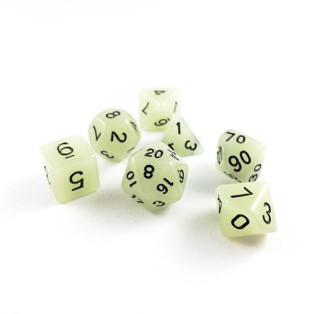 Glow in the Dark Green Dice