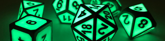 glow in the dark dice sets
