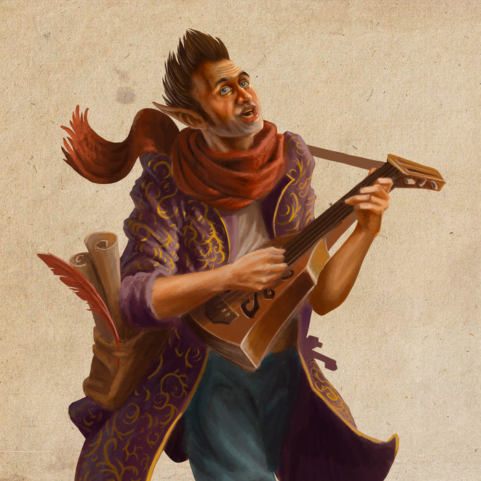Buy Bard themed dice sets for your dnd games.