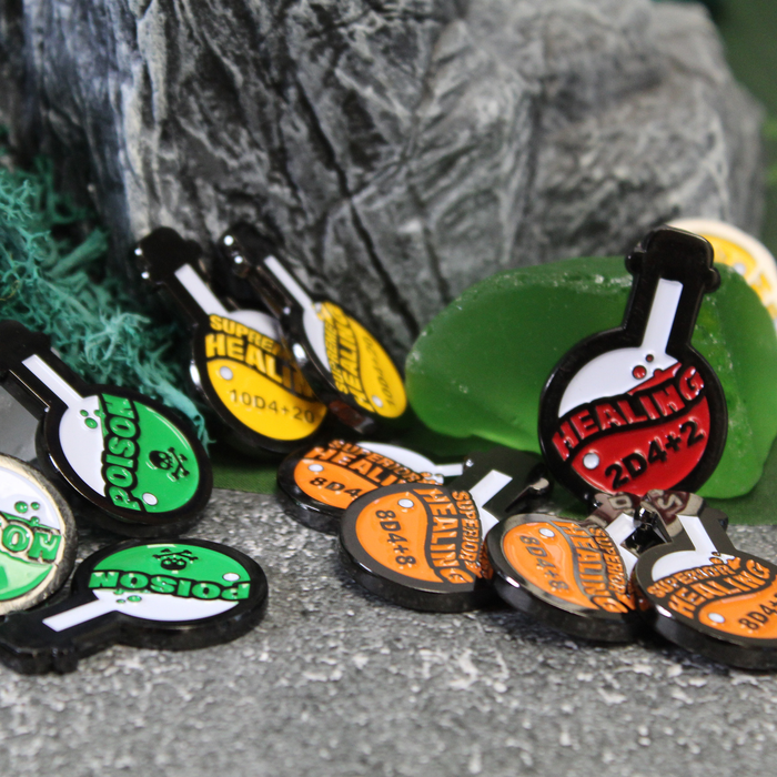 Potion tokens for tracking your potions in your dnd game.