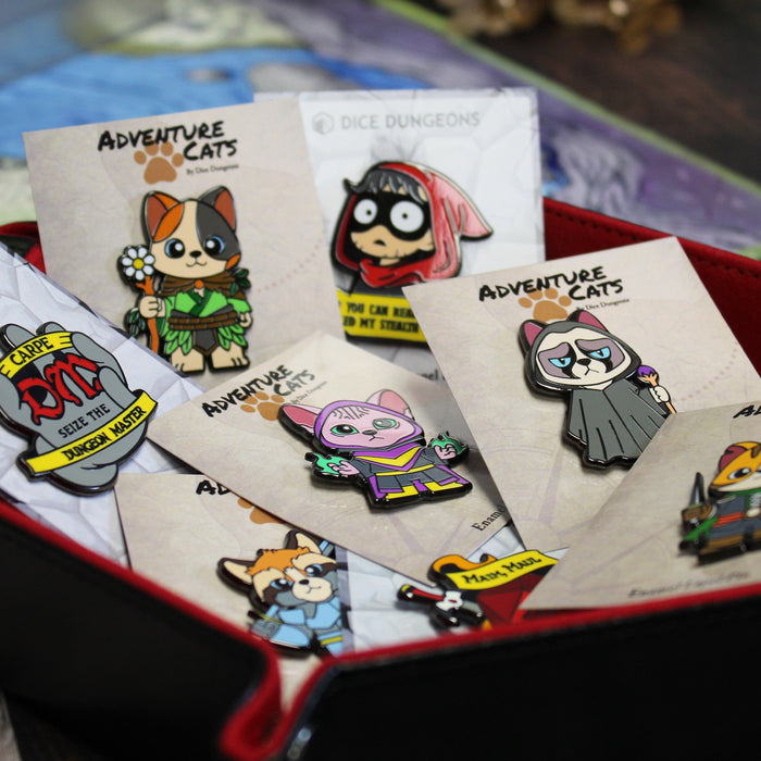 RPG and DnD Themed Enamel Lapel Pins