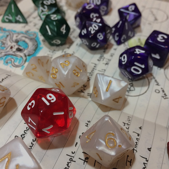 Plastic RPG Dice Sets