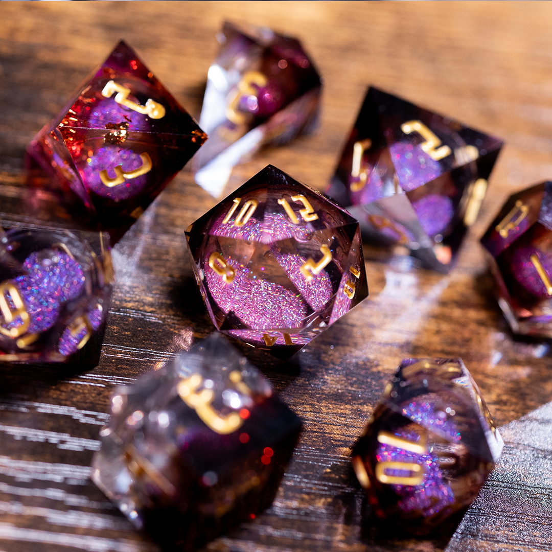 Speakeasy Liquid Core Dice Set - Aviation