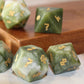 Brazilian Jade Dice Set with Display Box