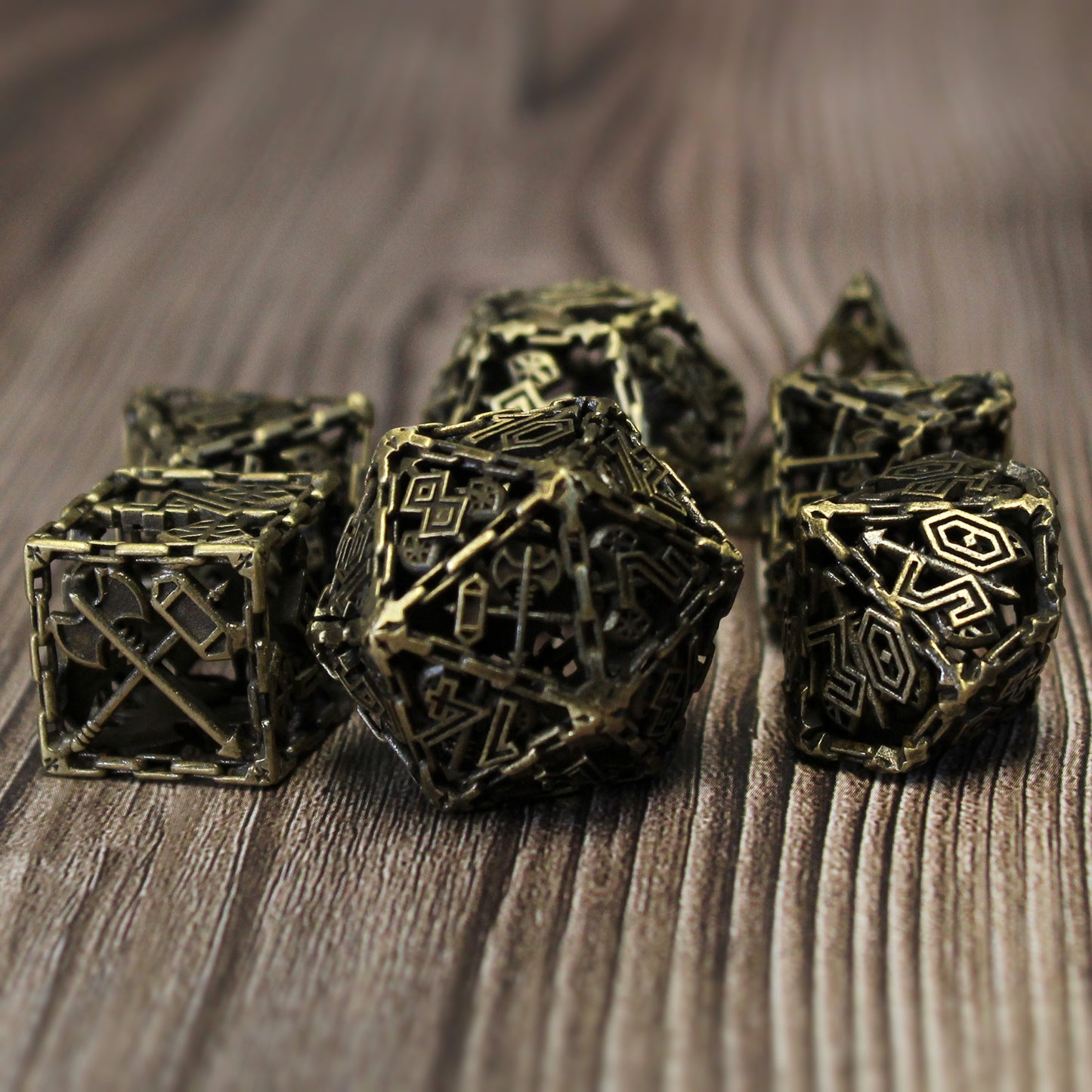 Arsenal Class Dice - Barbarian Cage Dice Set