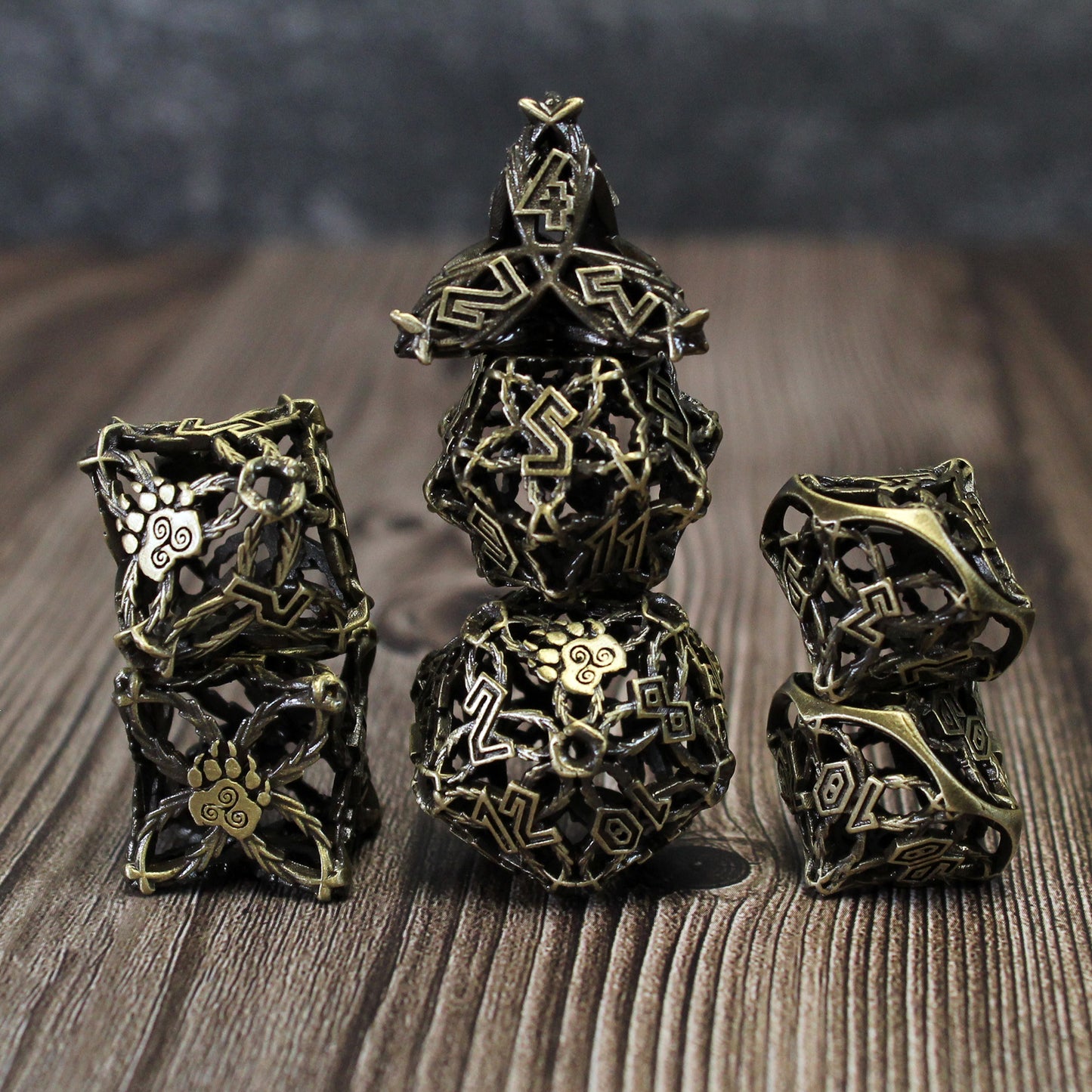 Arsenal Class Dice - Druid Cage Dice Set