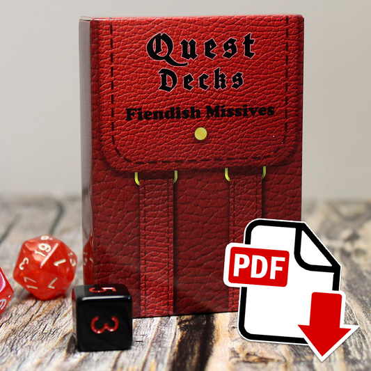Digital Quest Decks: Fiendish Missives (PDF)