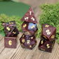 Garnet Dice Set