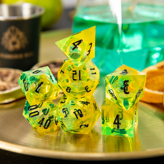 Speakeasy Liquid Core Dice Set - Gimlet