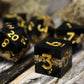 GoldRush Sharp Edge Resin Dice Set
