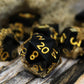 GoldRush Sharp Edge Resin Dice Set