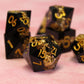 GoldRush Sharp Edge Resin Dice Set