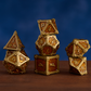 Trove Dice: Chestnut Cache Metal Dice Set