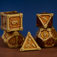 Trove Dice: Chestnut Cache Metal Dice Set
