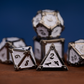 Trove Dice: Ivory Vault Metal Dice Set