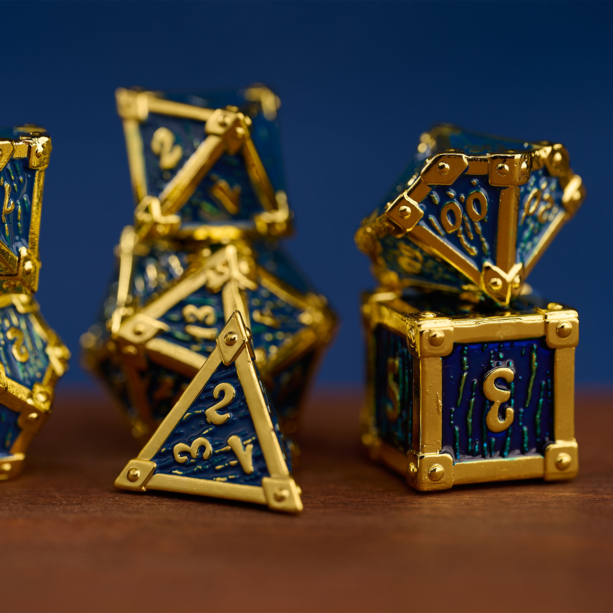 Trove Dice: Royal Hoard Metal Dice Set