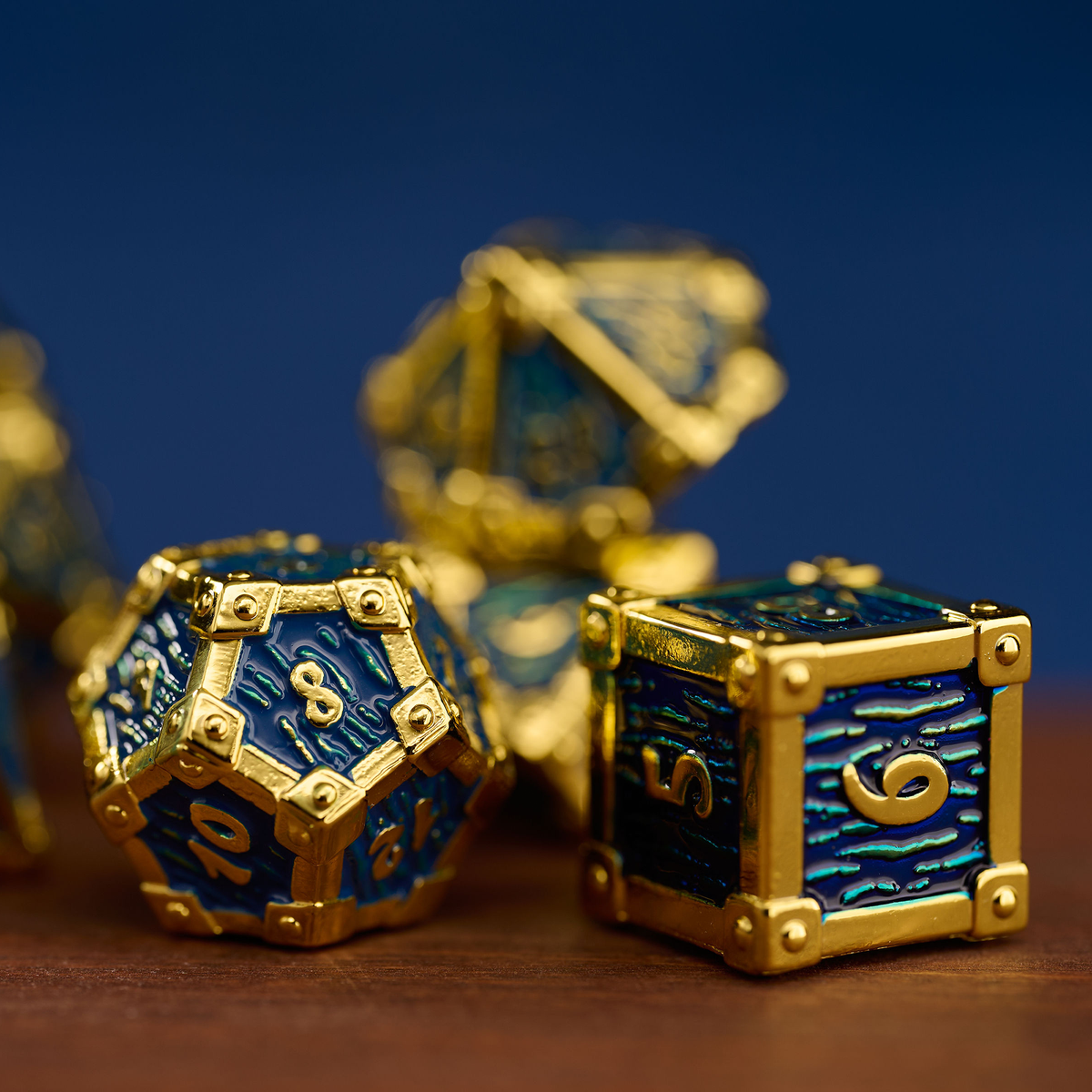 Trove Dice: Royal Hoard Metal Dice Set