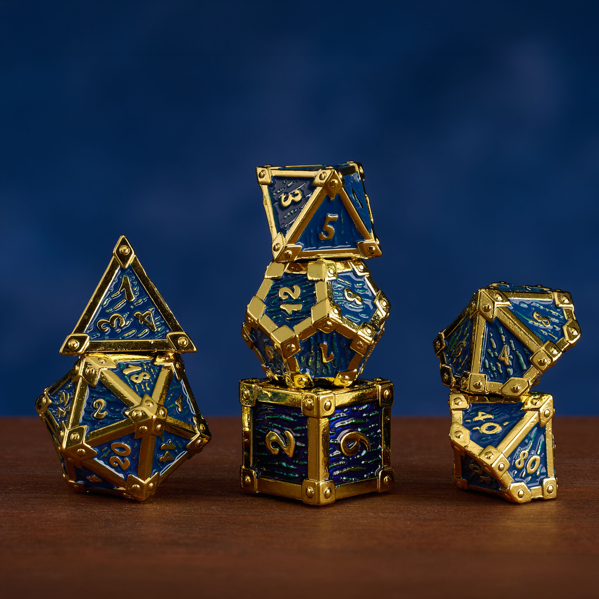 Trove Dice: Royal Hoard Metal Dice Set