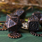 Metal Mechanist Antique Copper Dice Set