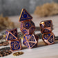 Metal Mechanist Blue Dice Set