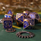 Metal Mechanist Blue Dice Set