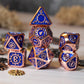 Metal Mechanist Blue Dice Set