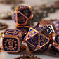 Metal Mechanist Blue Dice Set