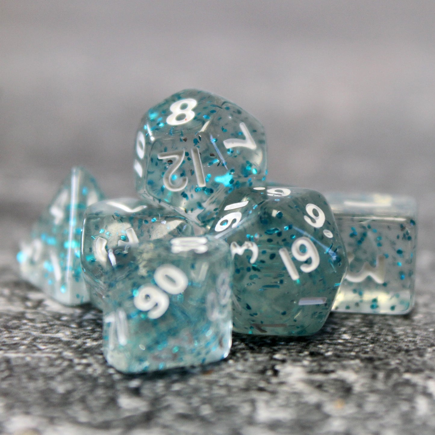 Miniature Plastic Dice Set