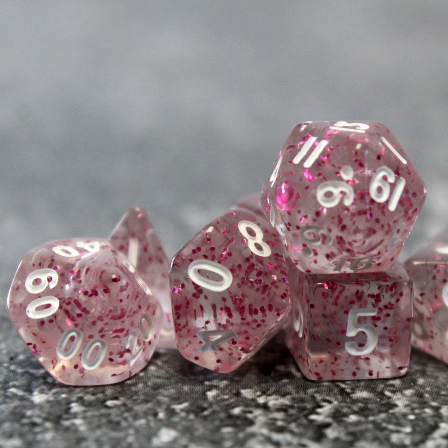 Miniature Plastic Dice Set