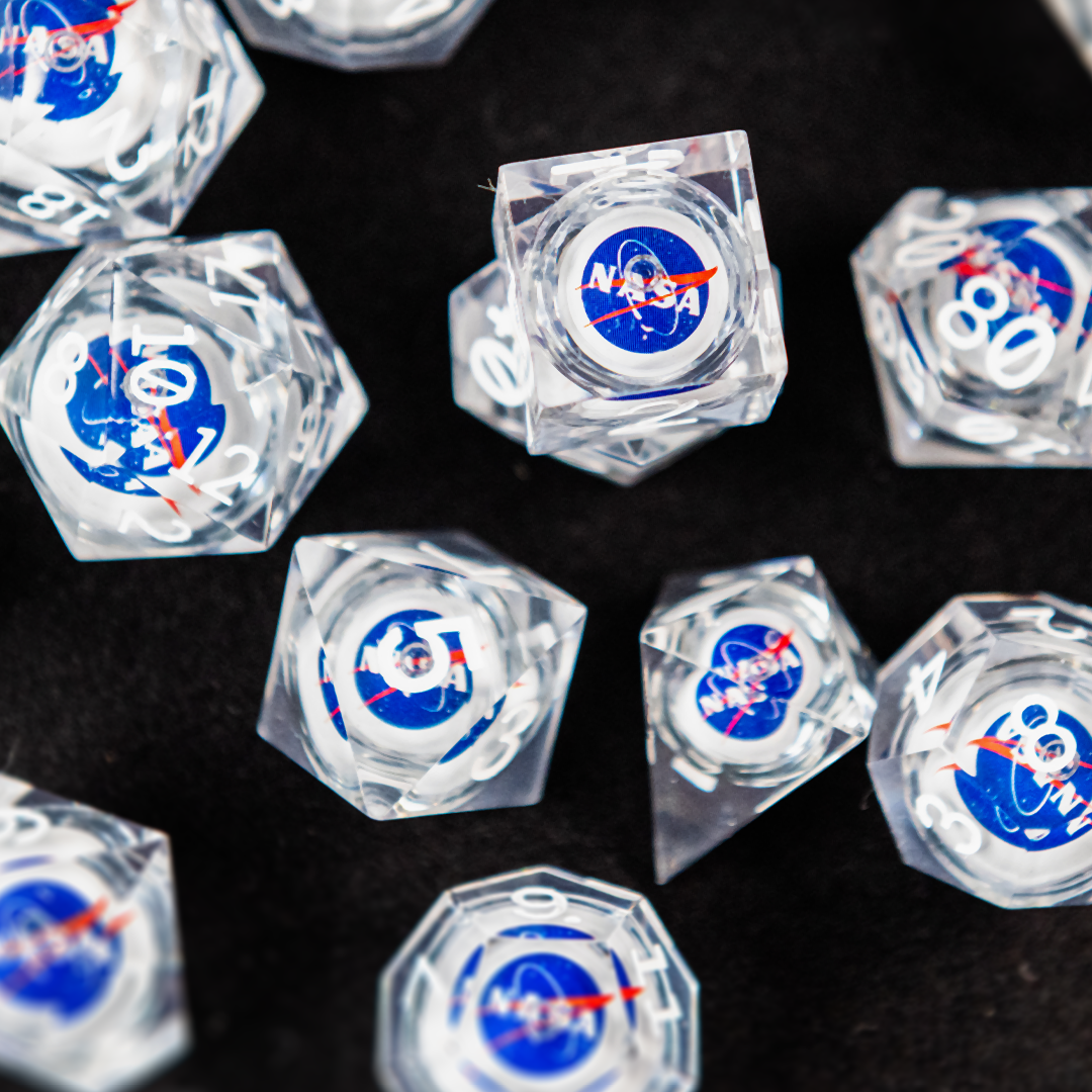 Dicetronauts Liquid Core Dice & Box Set