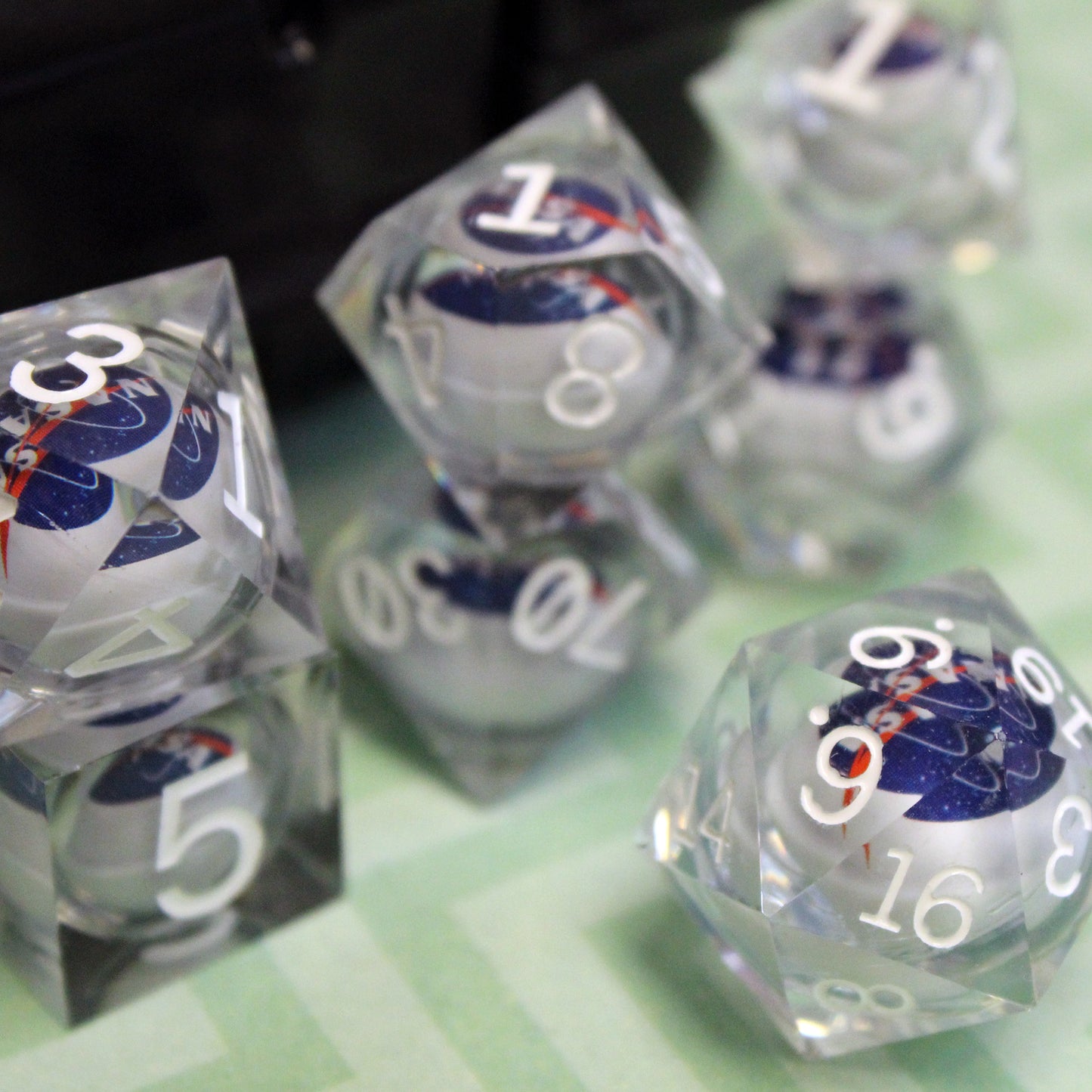 Dicetronauts Liquid Core Dice & Box Set