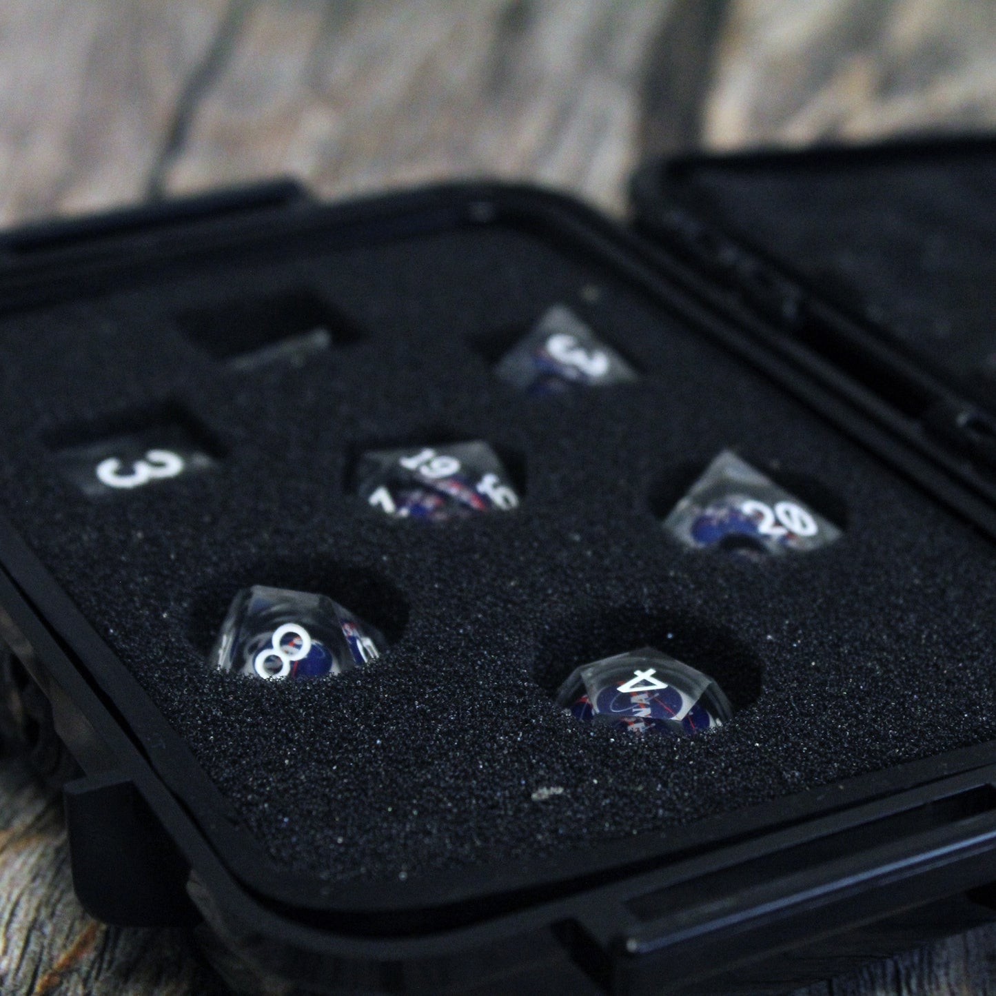 Dicetronauts Liquid Core Dice & Box Set