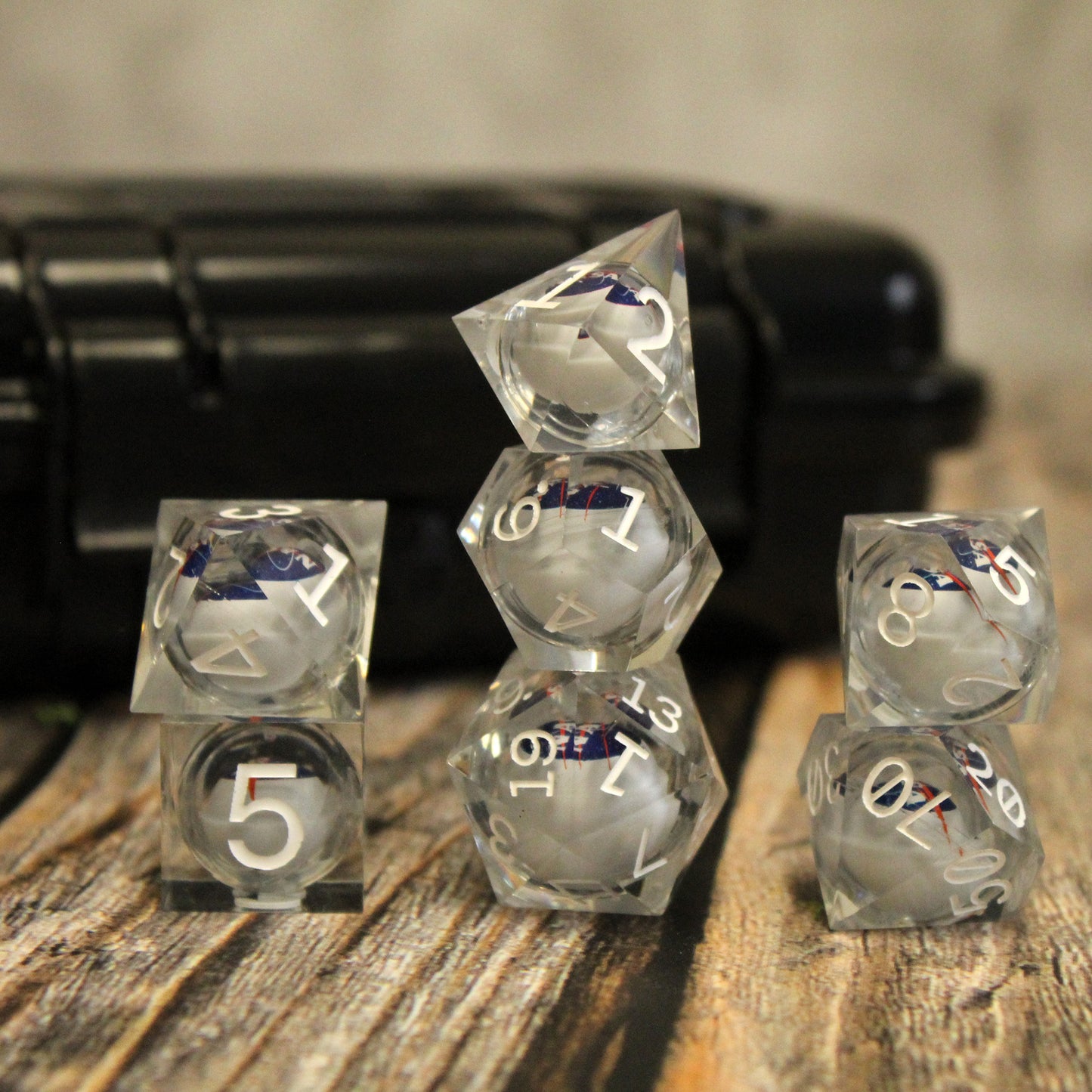 Dicetronauts Liquid Core Dice & Box Set