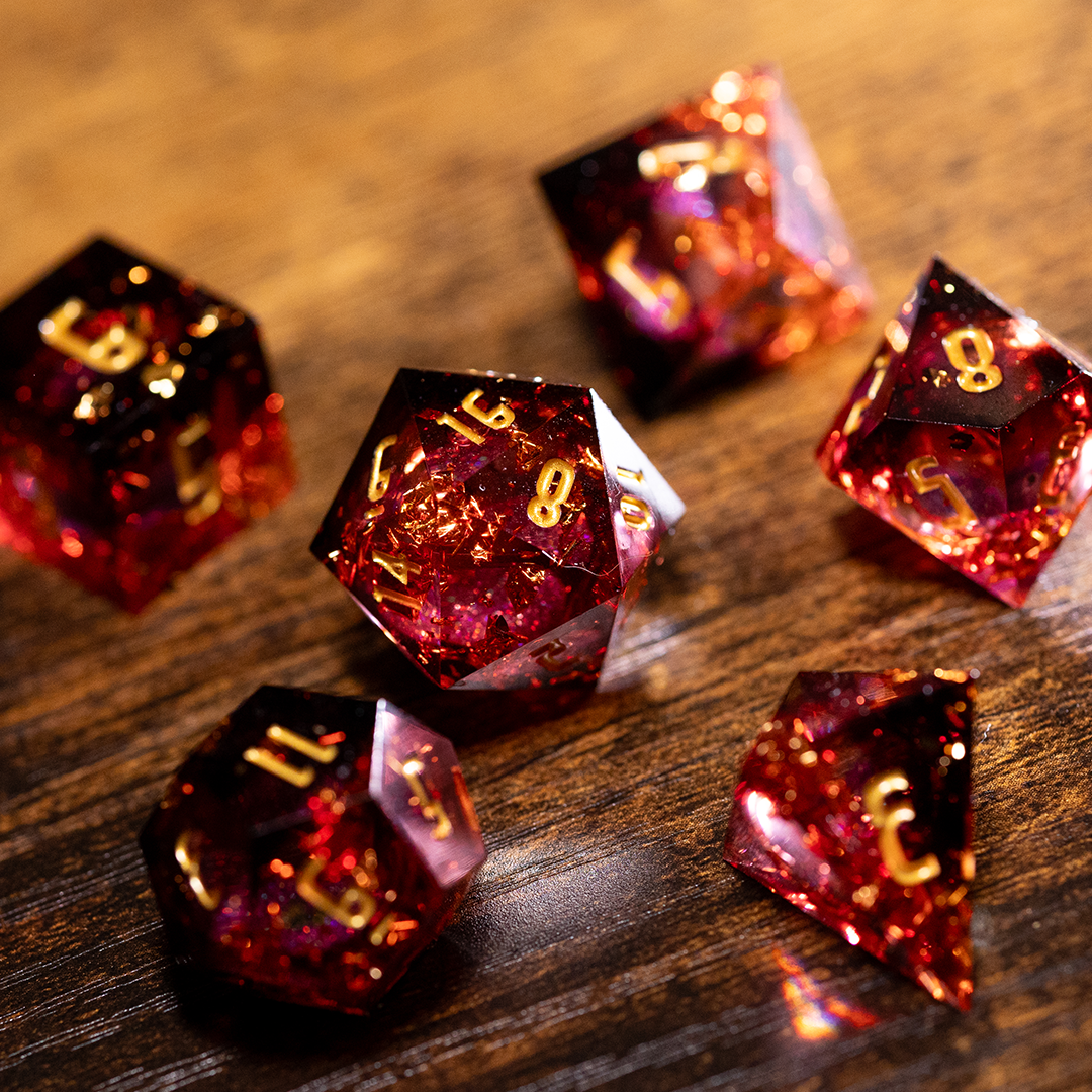 Speakeasy Liquid Core Dice Set - Old Fashioned