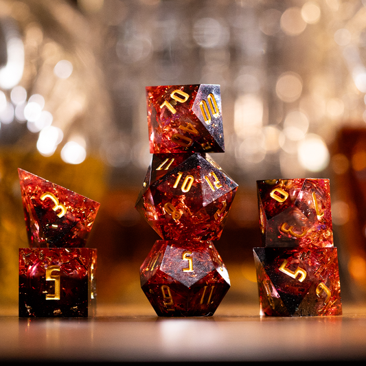 Speakeasy Liquid Core Dice Set - Old Fashioned