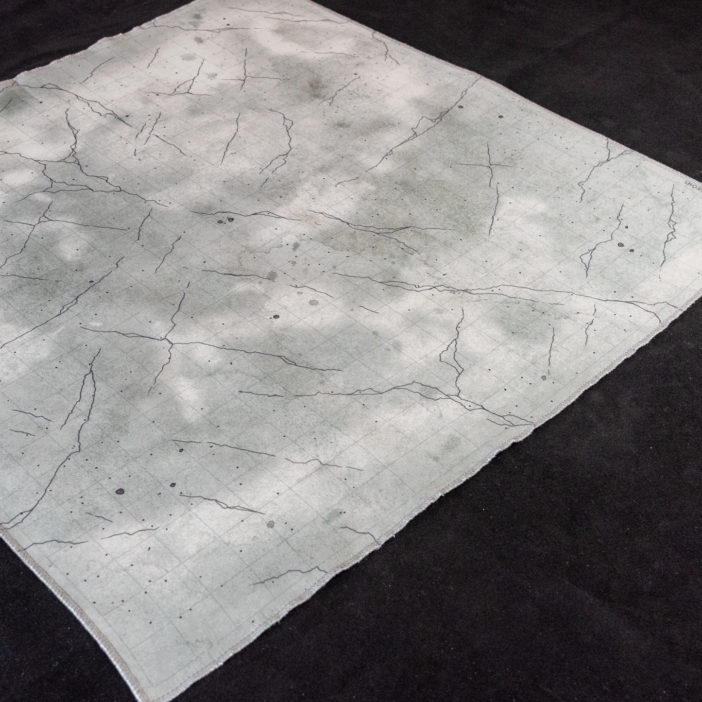 Isometric photo of a cave floor battle map