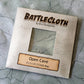 BattleCloth by Dice Dungeons packaging on a textured surface