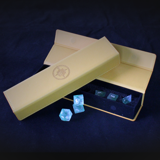 Compass Rose Leatherette Dice Case